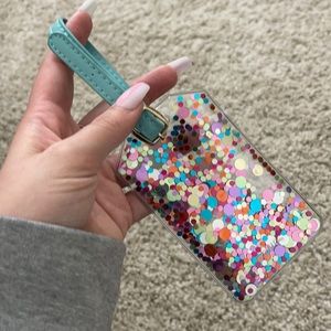 Confetti Glitter Bag Tag